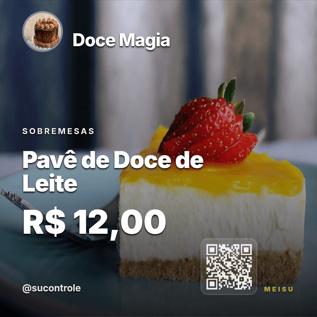 Pavê de Doce de Leite