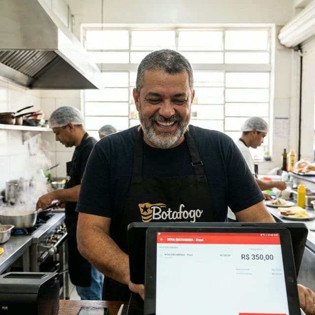 Configuração de valor mínimo de pedido no sistema de delivery.